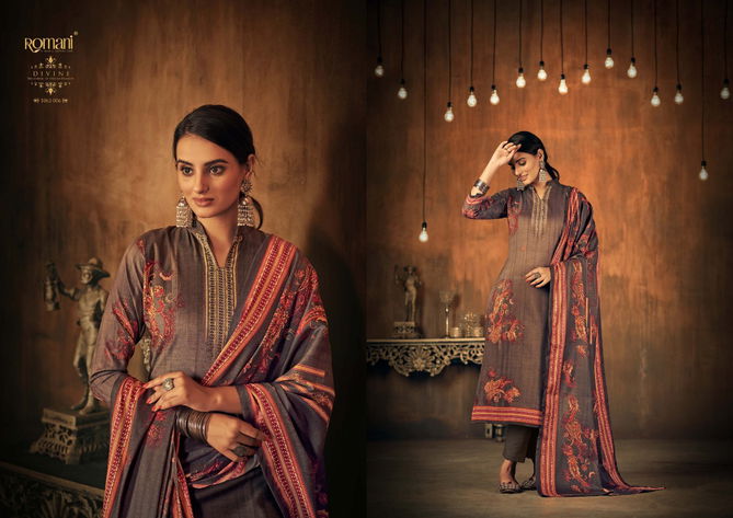 Romani Divine Winter Wear Wholesale Pashmina Dress Collection
